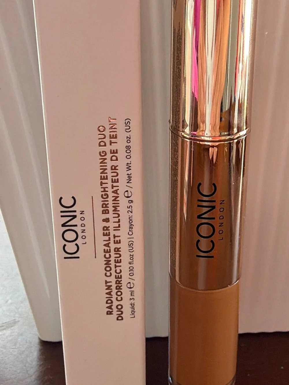 ICONIC London Radiant Concealer & Brightening Duo - Brown, Gold,Deep